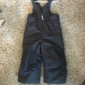 Gray 2T Cherokee boys snow bib